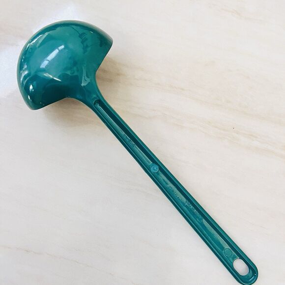 2pc ULTRATEMP Green Utensils Slotted Serving Spoon & Ladle 11 3/8” Melamine - Picture 5 of 15